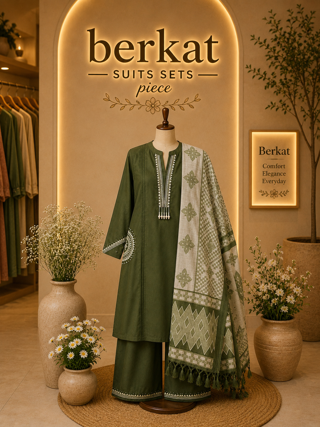 Cotton Plazo Suit Set