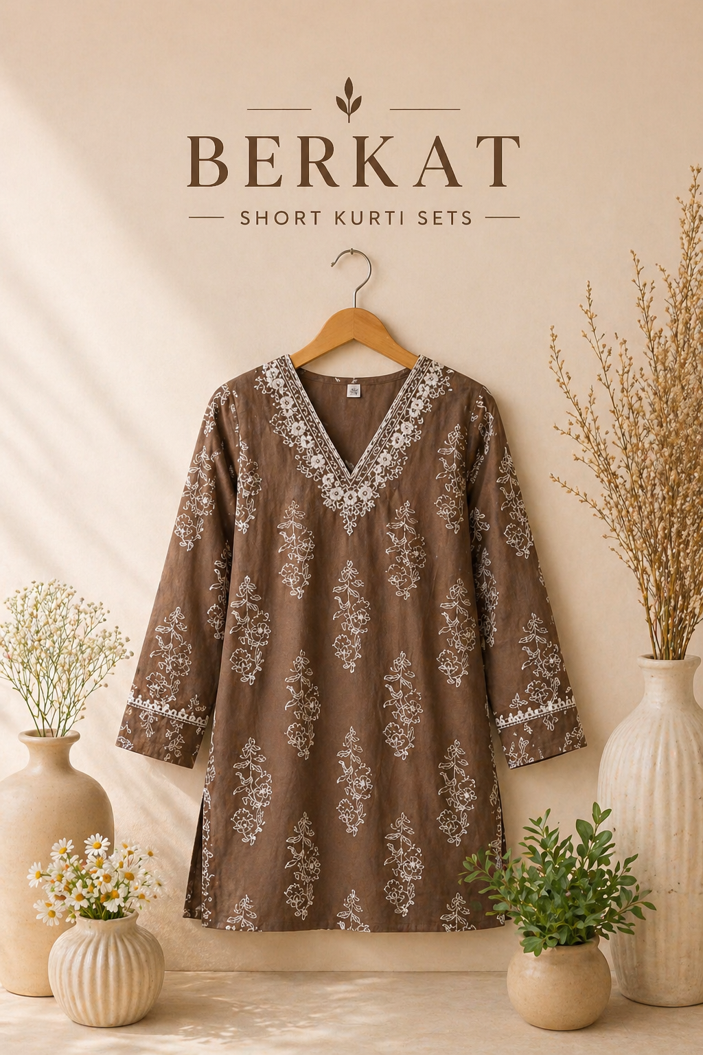 Pure Cotton Short Kurti