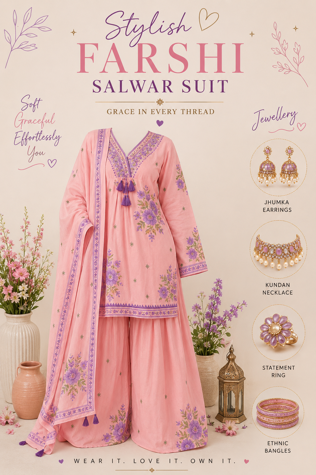 Farshi Salwaar Suit Set