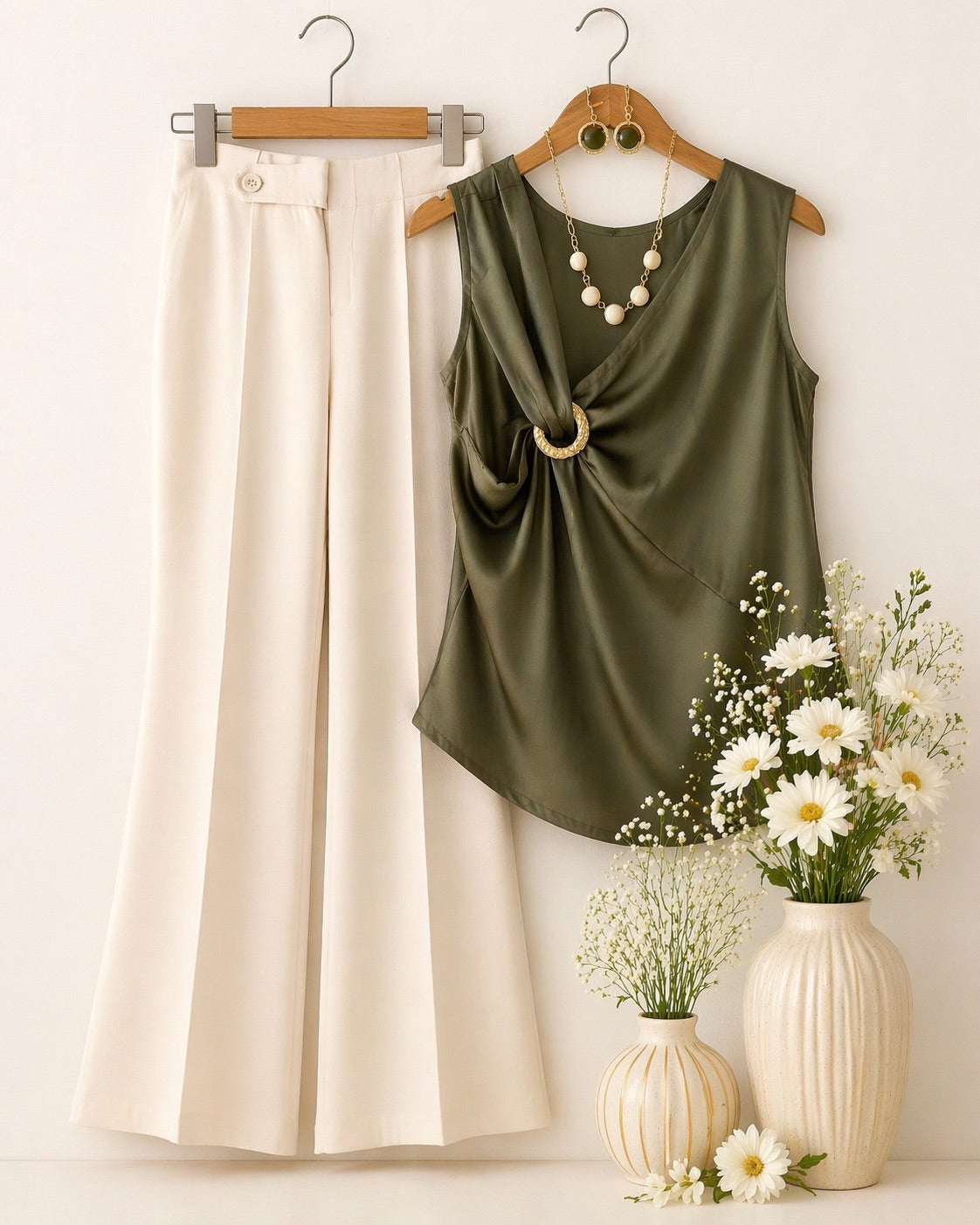 Satin Crop Top
