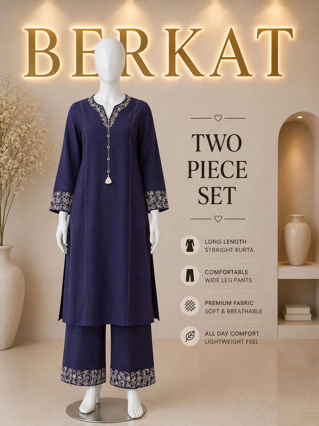 Imported Long Co-ord Set