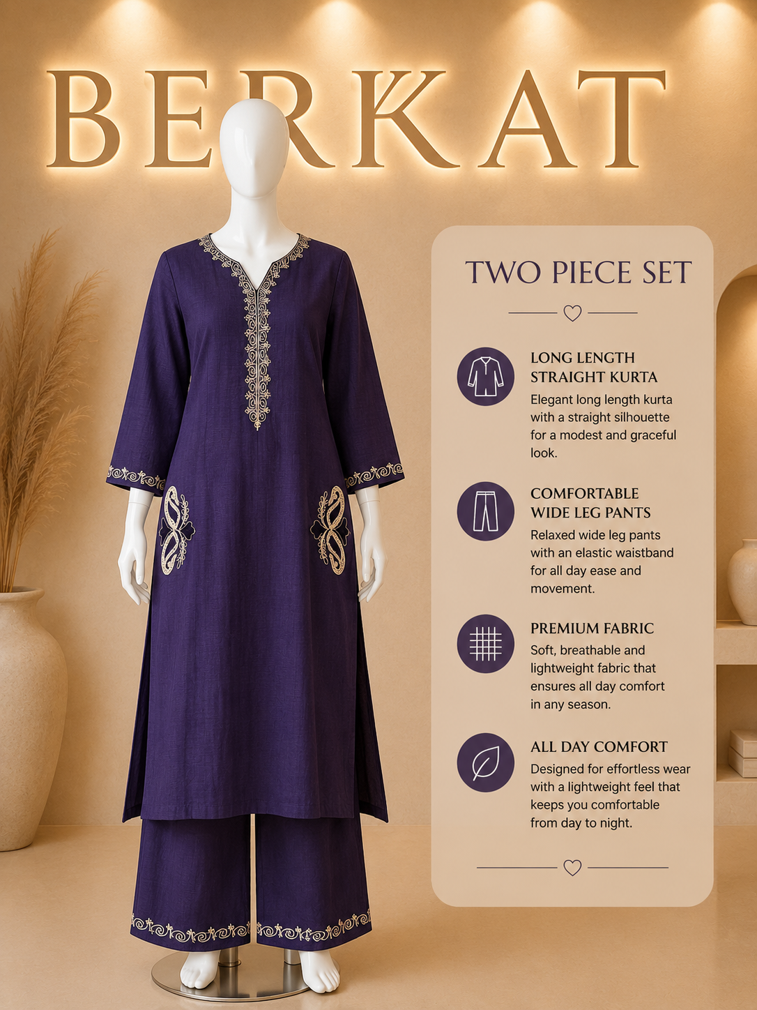 Imported Long Co-ord Set