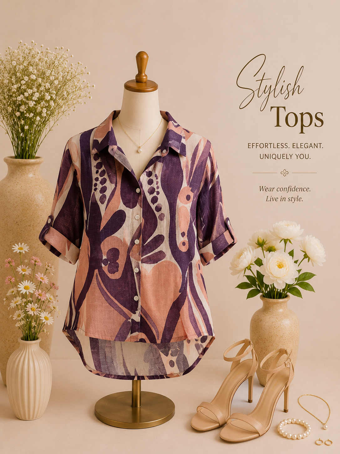 Printed Floral Shirt