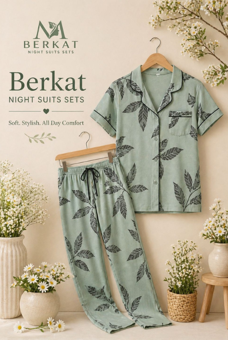Mint Soft Night Suit
