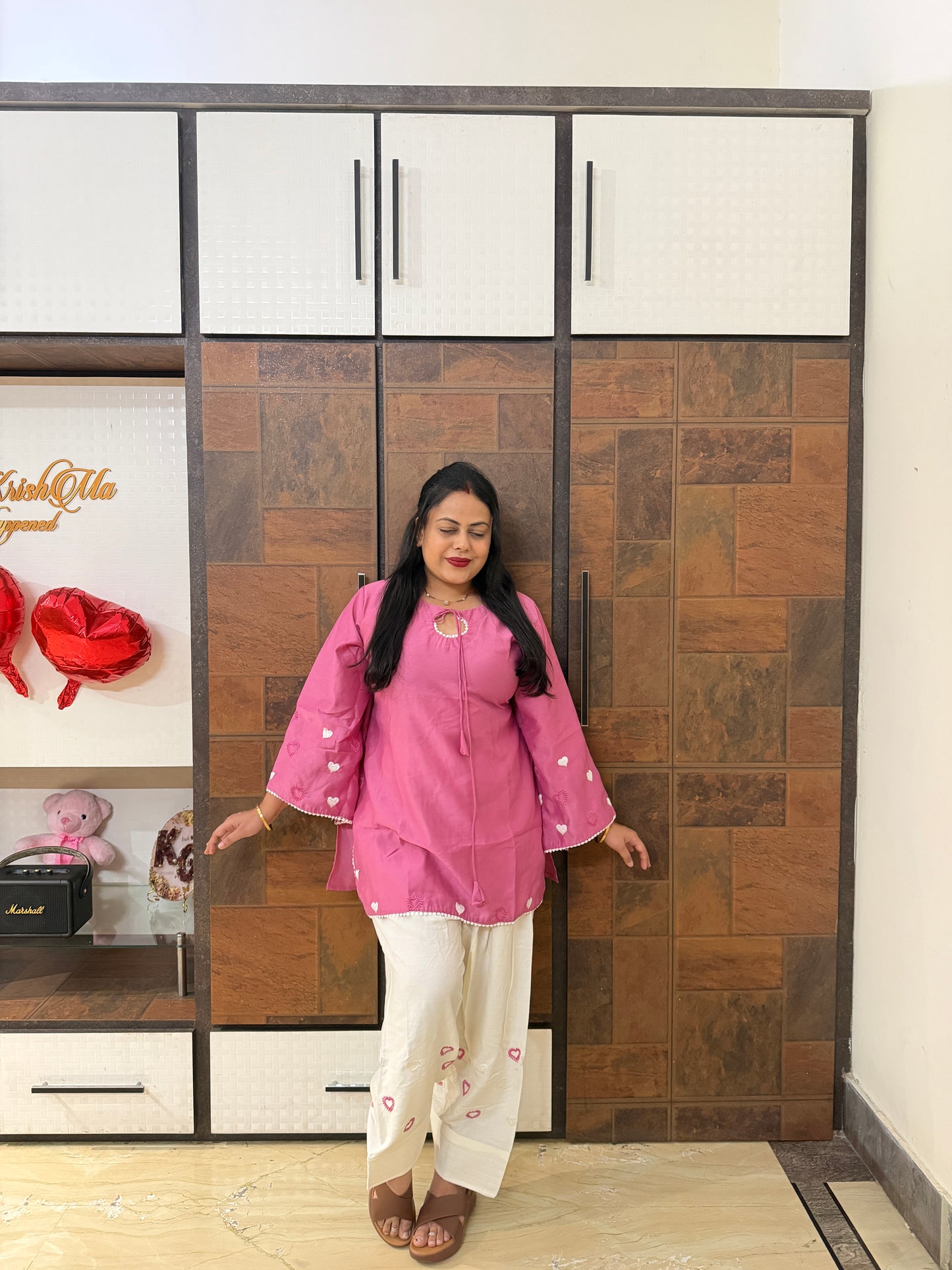 Baby Pink Farshi Salwar