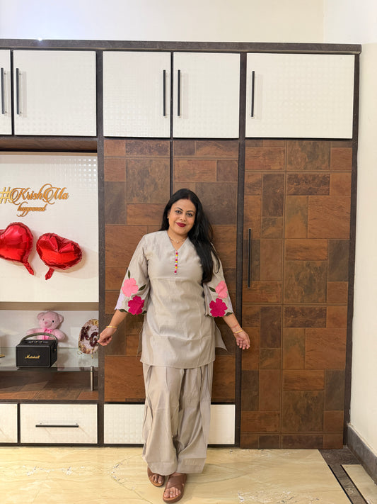 Grey Farshi Salwar