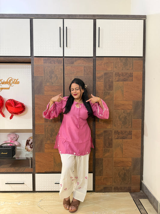 Baby Pink Farshi Salwar