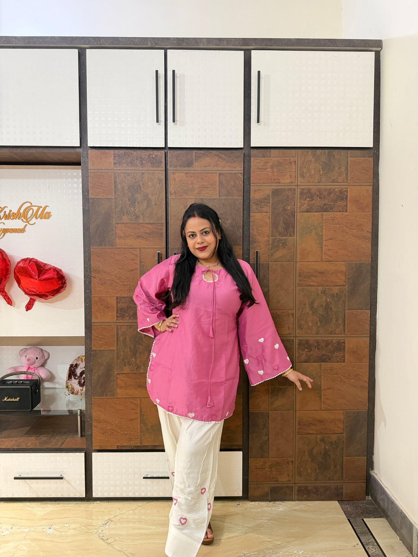 Baby Pink Farshi Salwar