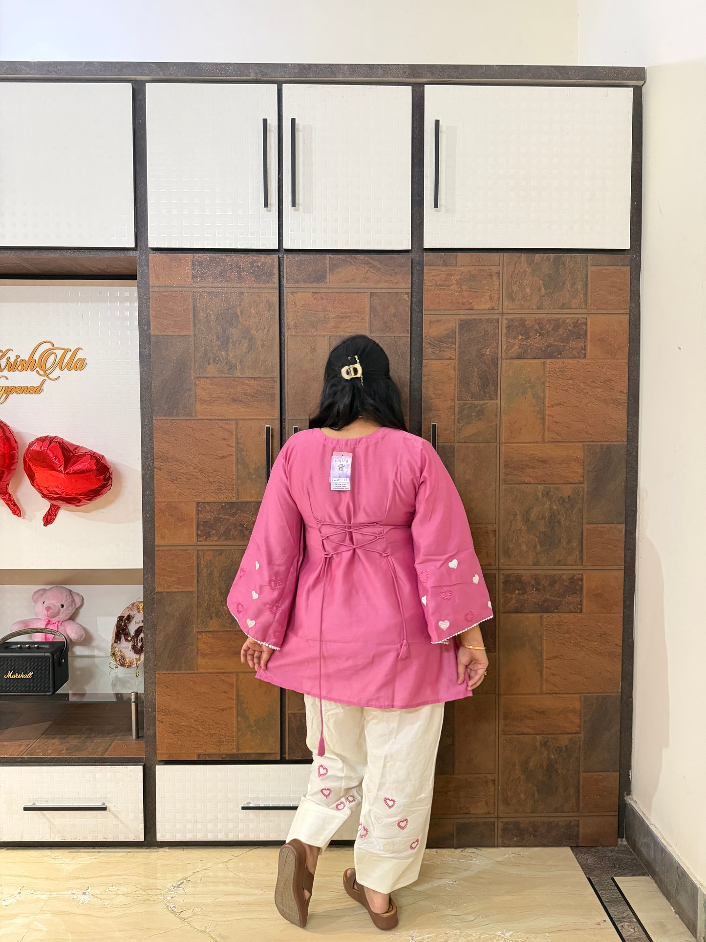 Baby Pink Farshi Salwar