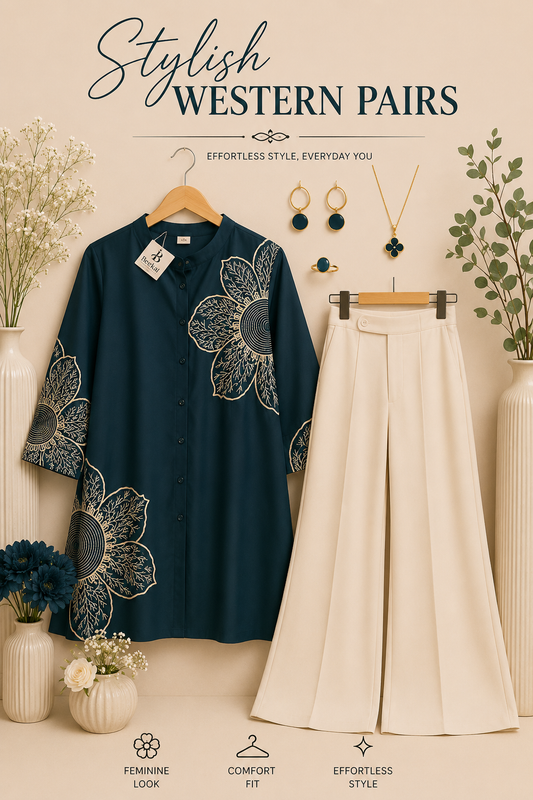 Hand Embroidered Short Kurti