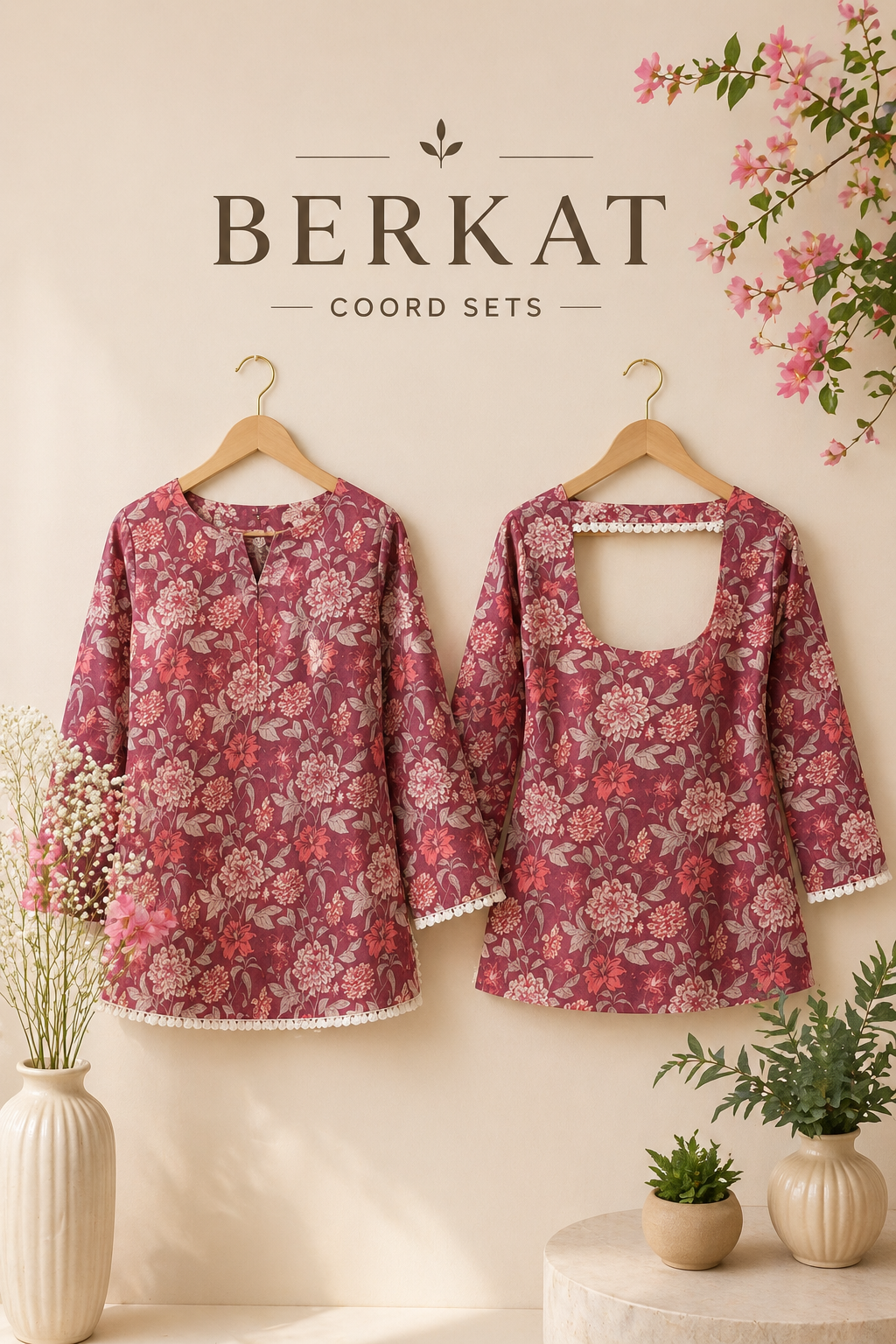 Floral Short Kurti