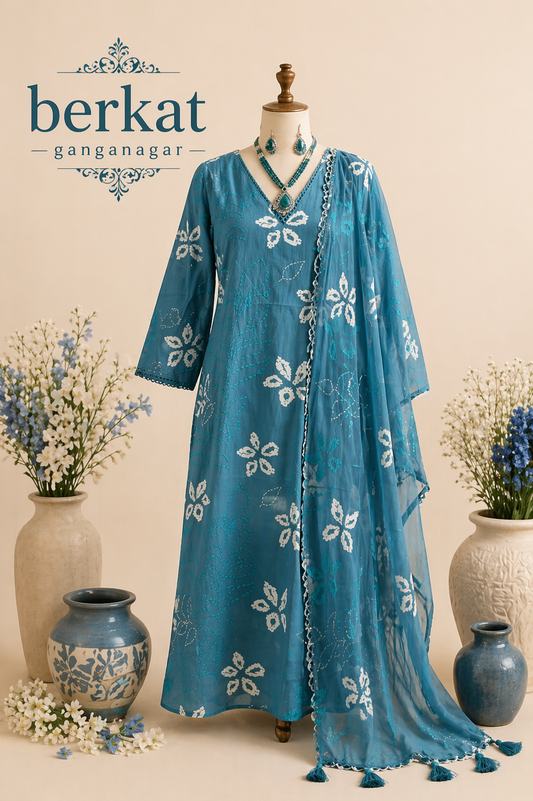 Mul Cotton Printed Suit Set