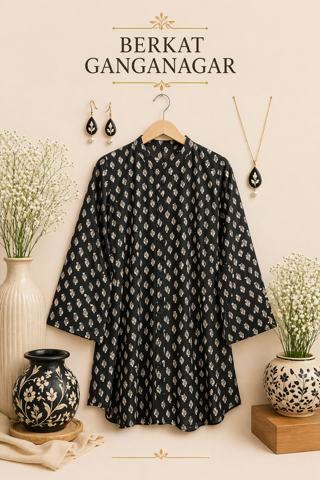 Pure Cotton Short Kurti