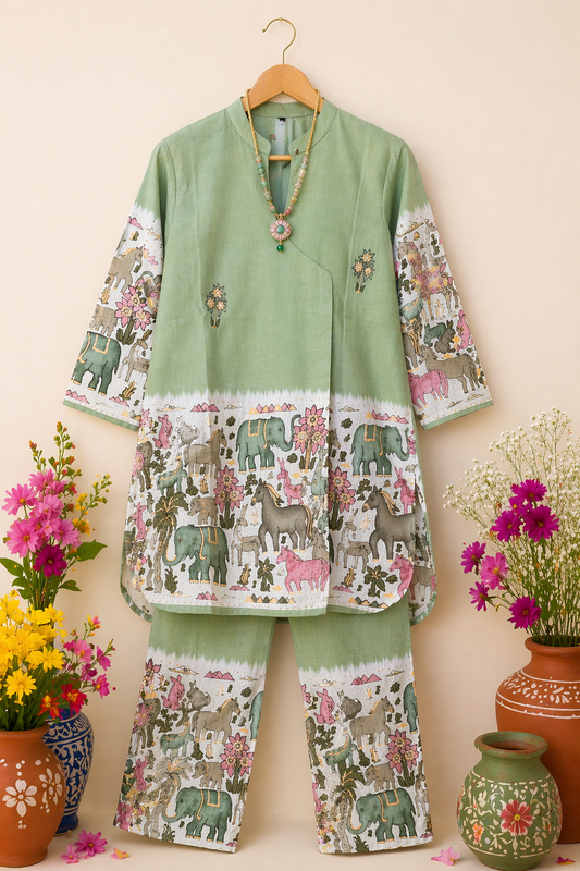 Traditional Printed Co-ord Set