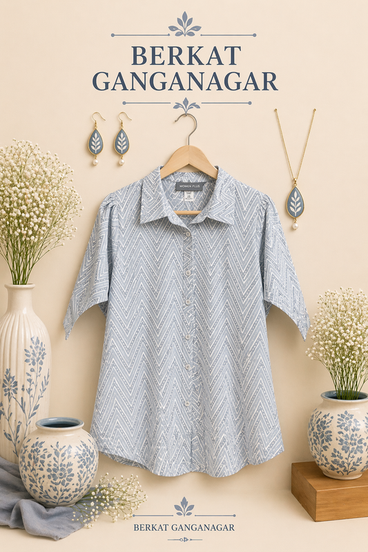 Collar Neck Short Kurti