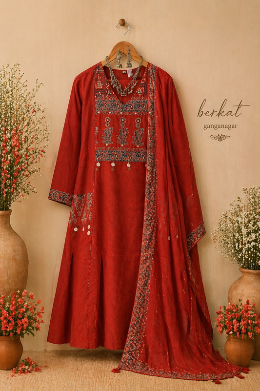 Pure Cotton Suit Set