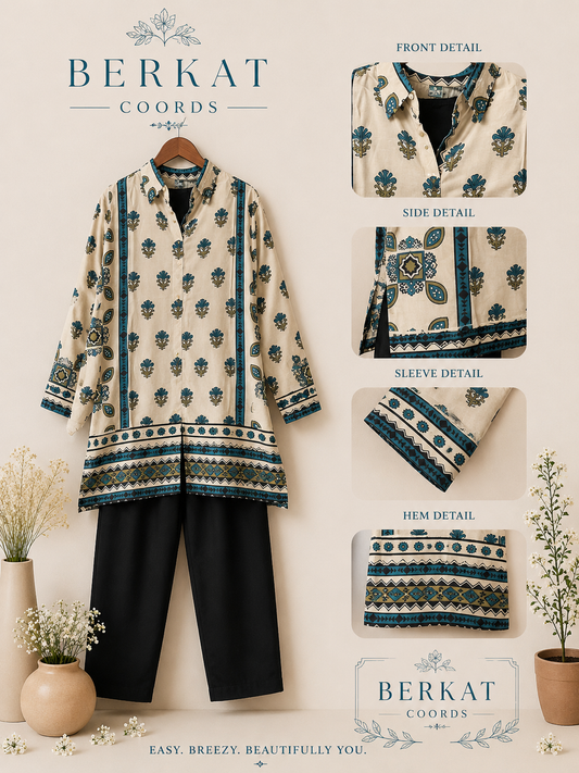 Pure Crepe Co-ord Set