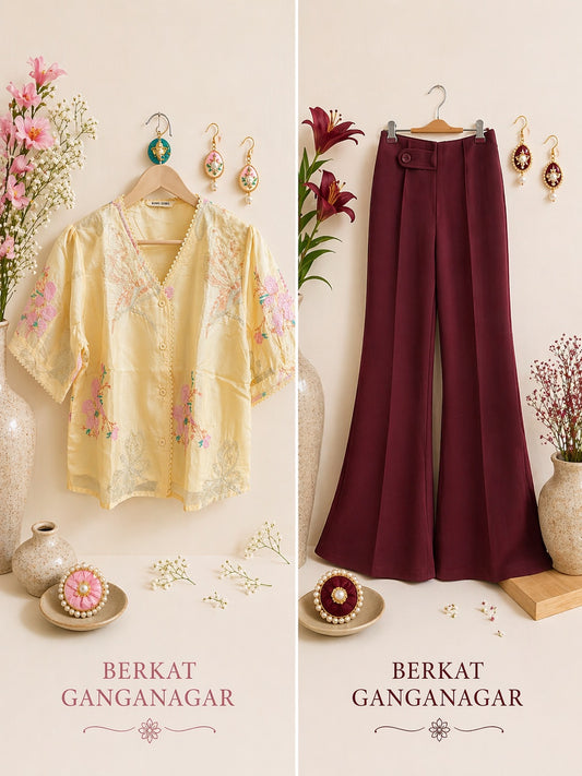 Thread Embroidered Shirt