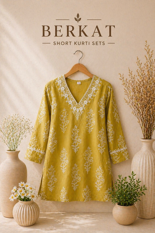 Pure Cotton Short Kurti