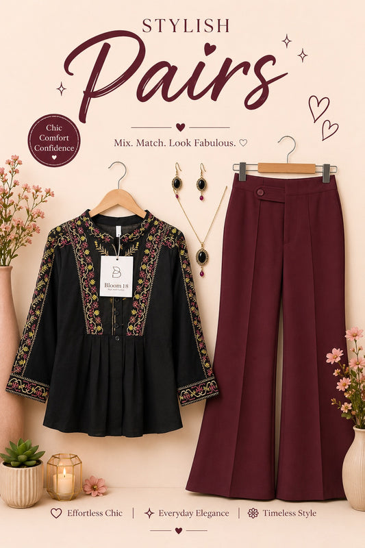 Crop Embroidered Top