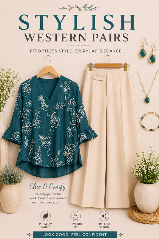 Imported Embroidered Top