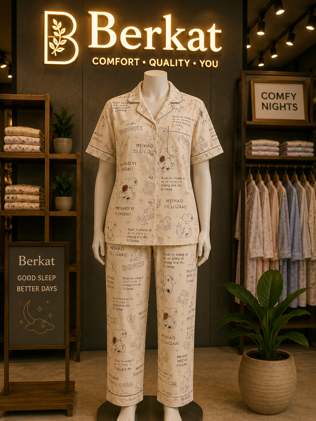 Imported Korean Night Suit