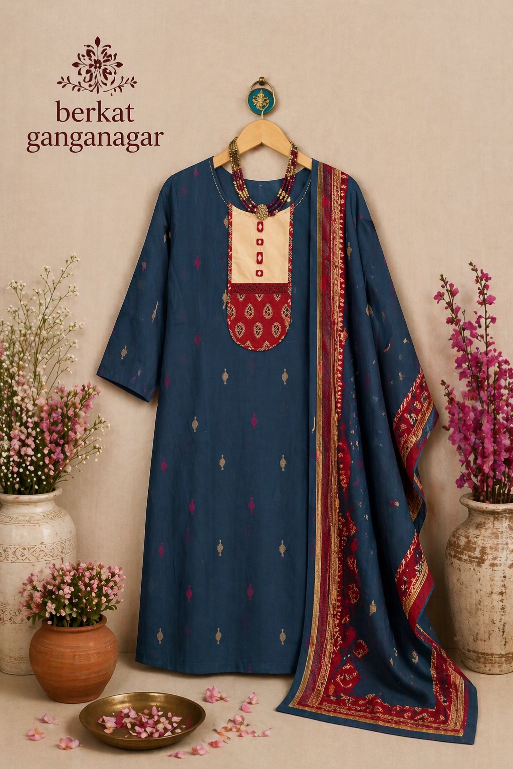 Flex Cotton Suit Set