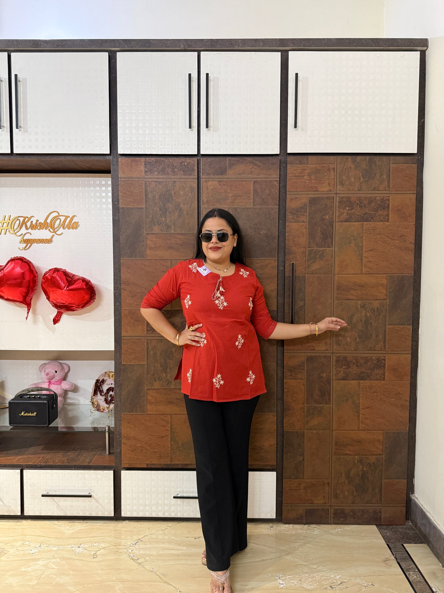 Embroidered Short Kurti