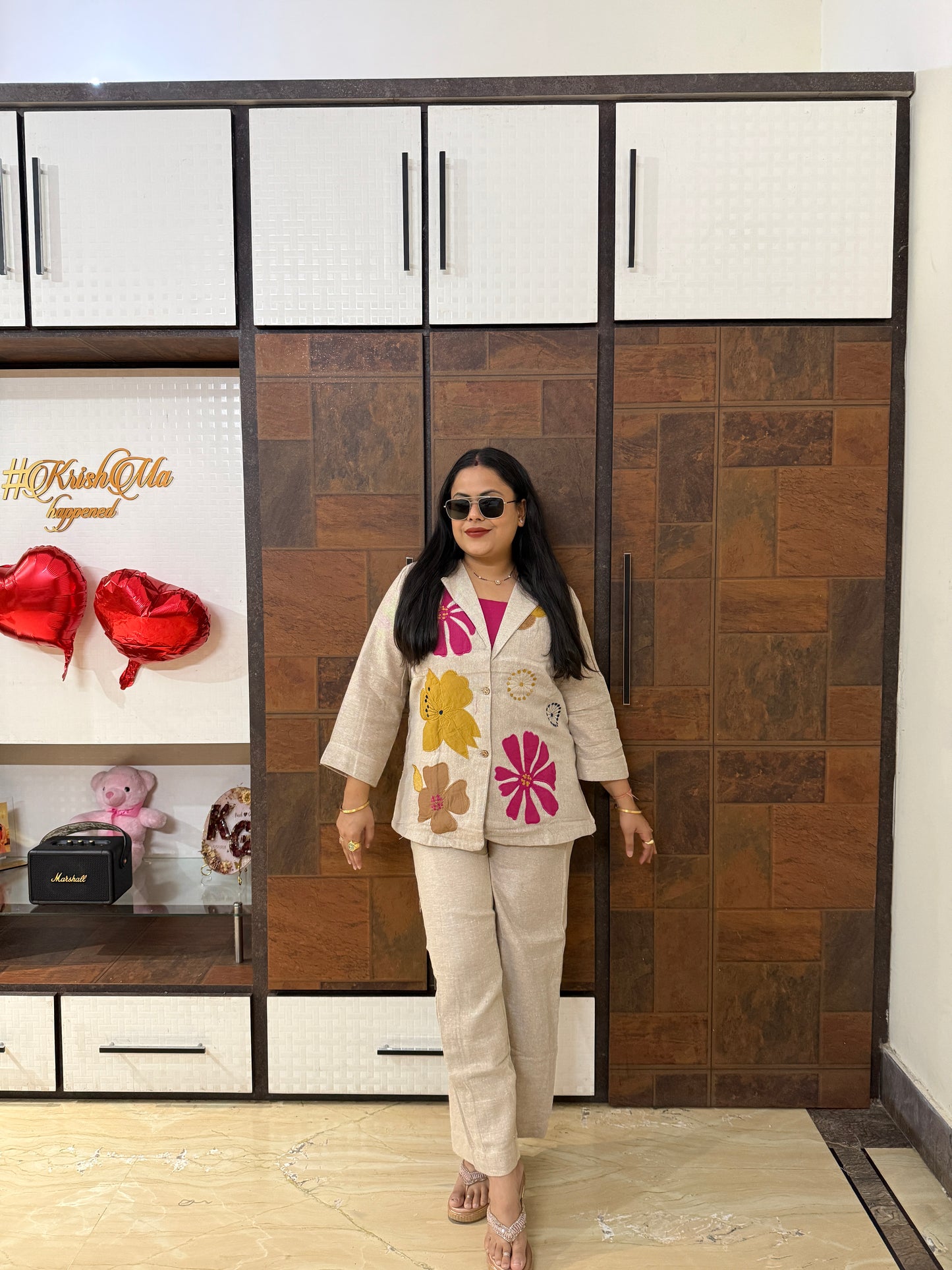 Three Piece Jute Co-ord Set