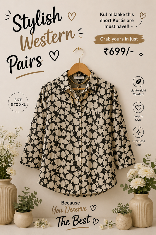 Printed Short Kurti