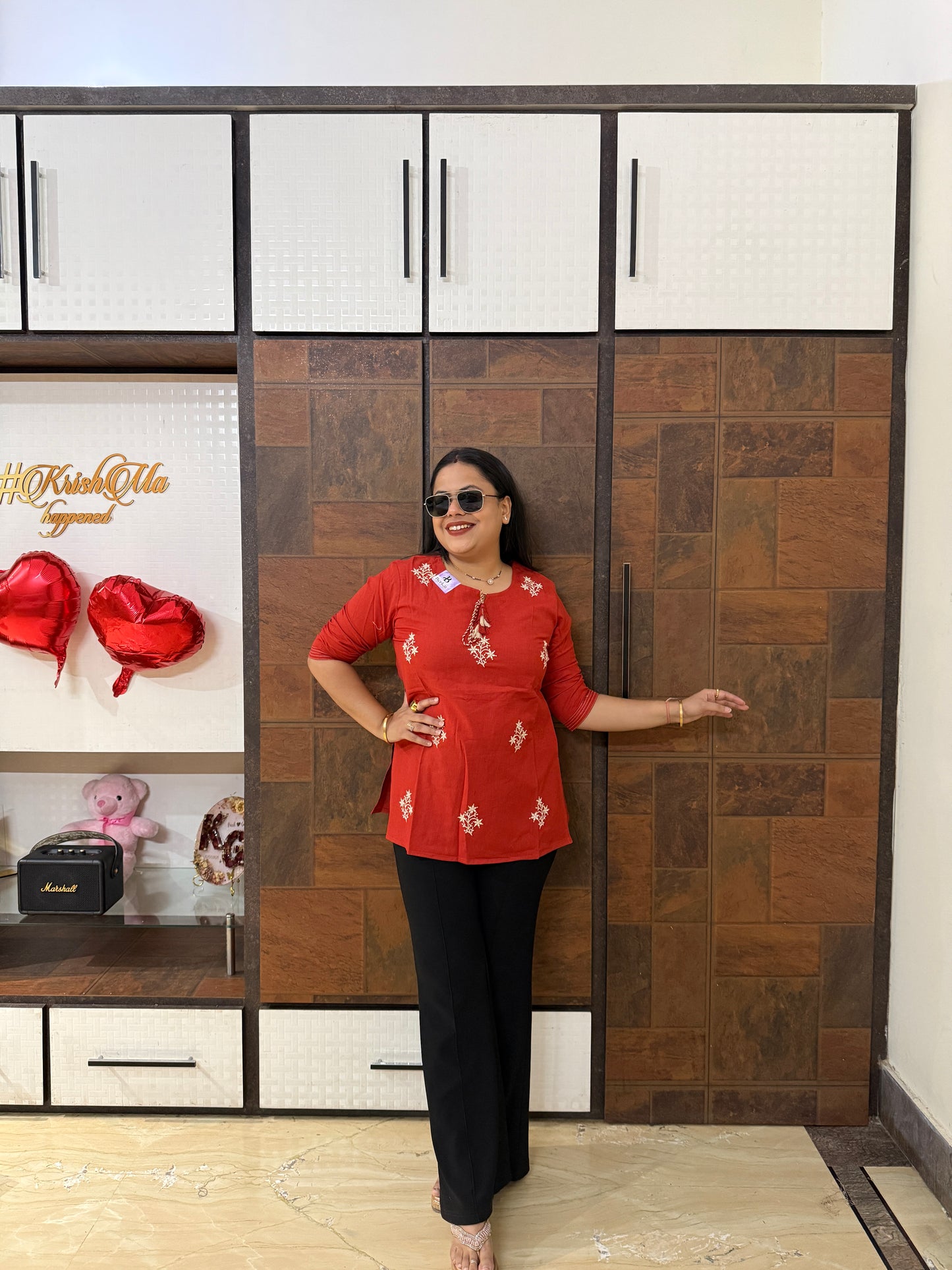 Embroidered Short Kurti