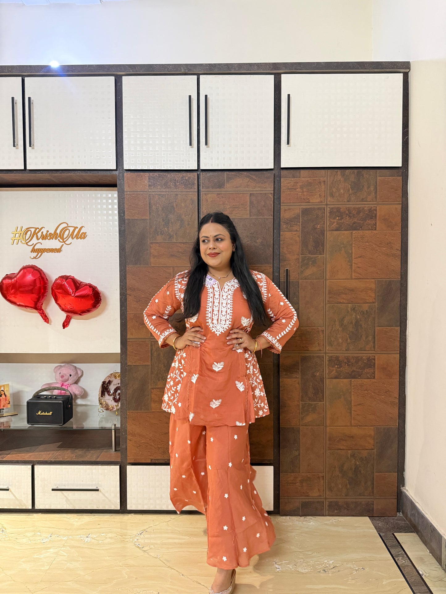 Thread Embroidered Co-ord Set