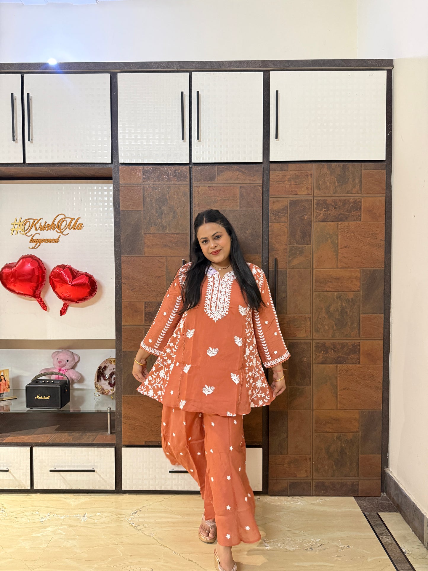Thread Embroidered Co-ord Set