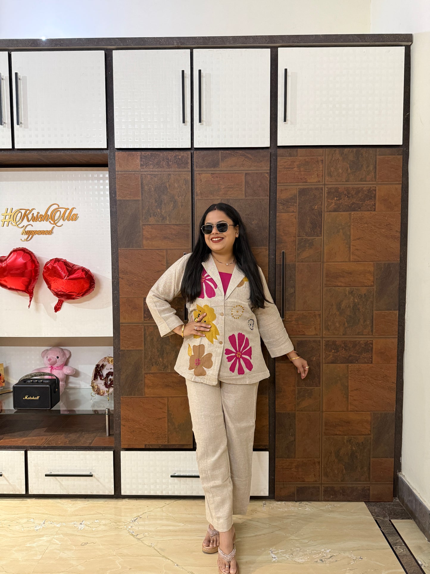 Three Piece Jute Co-ord Set