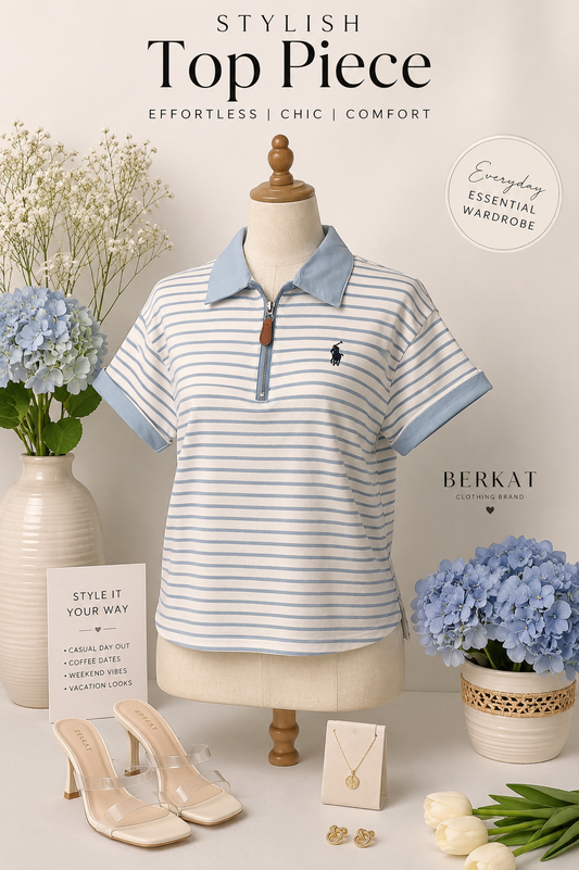 Stripe Imported T-shirt