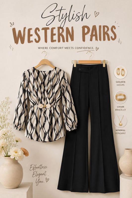 Printed Satin Top