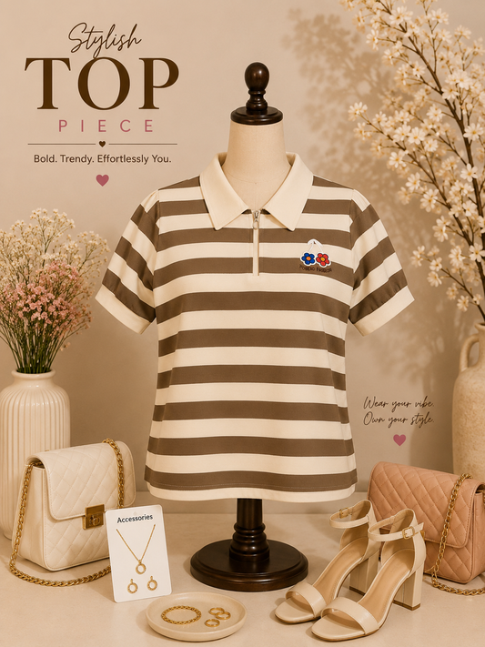 Stripe Imported T-shirt