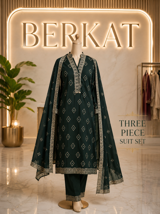 Rayon Printed Suit Set