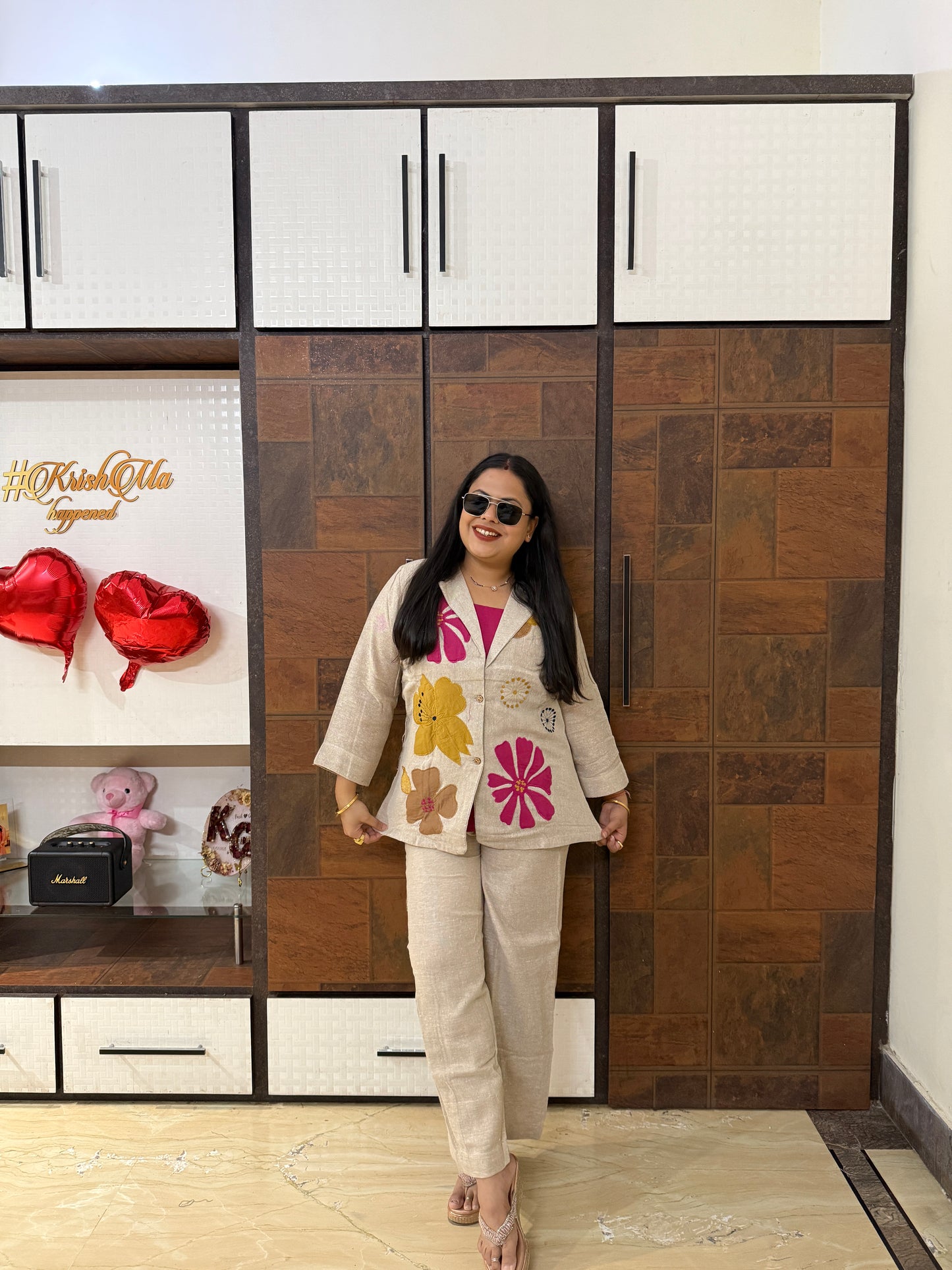 Three Piece Jute Co-ord Set
