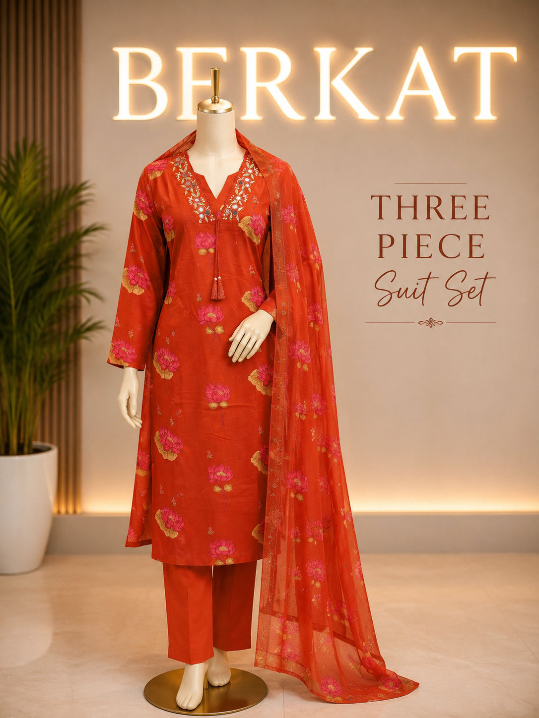 Cotton Printed Suit Set