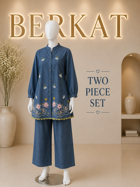 Denim Casual Wear Co-ord Set