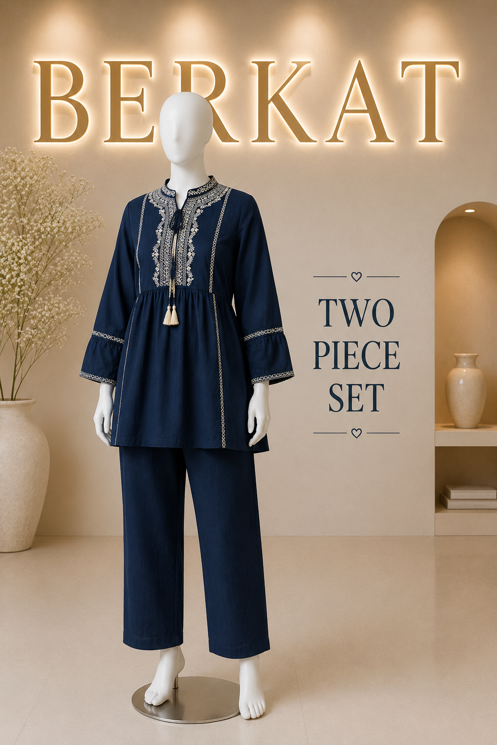 Peplum Style Co-ord Set