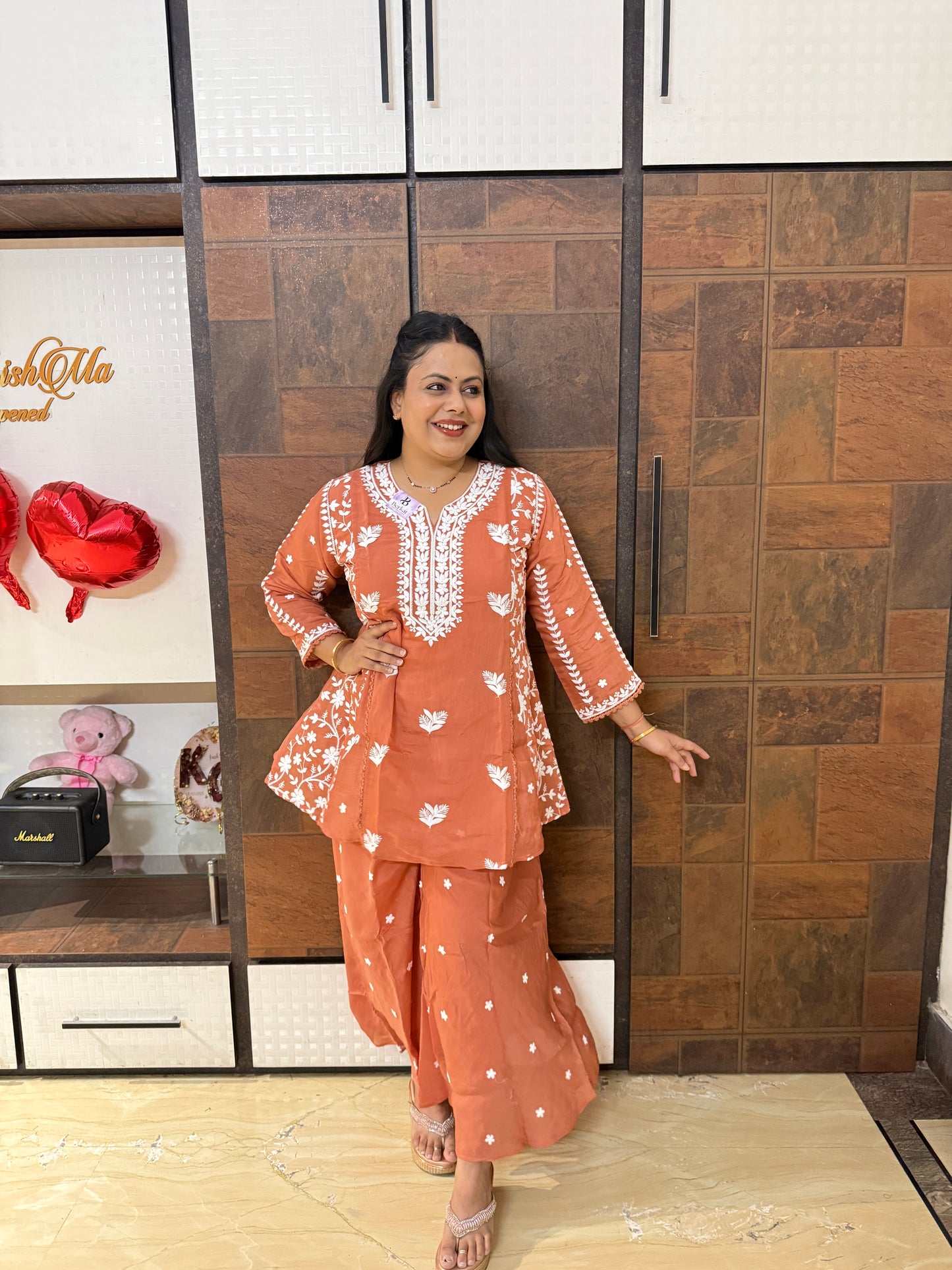 Thread Embroidered Co-ord Set