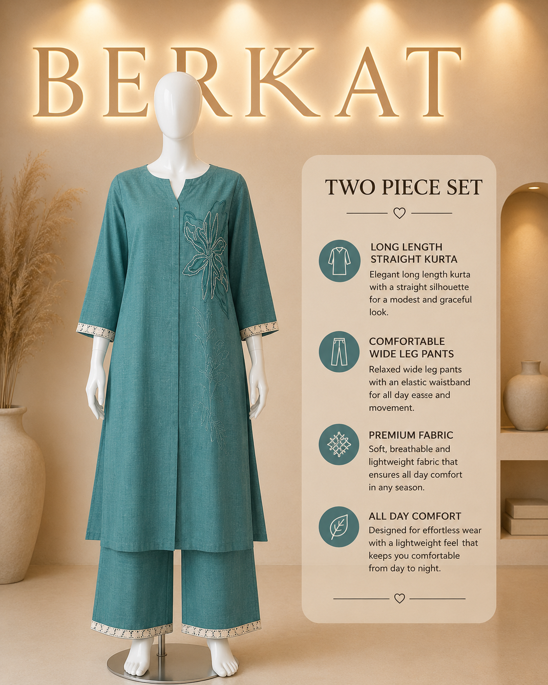 Imported Long Co-ord Set