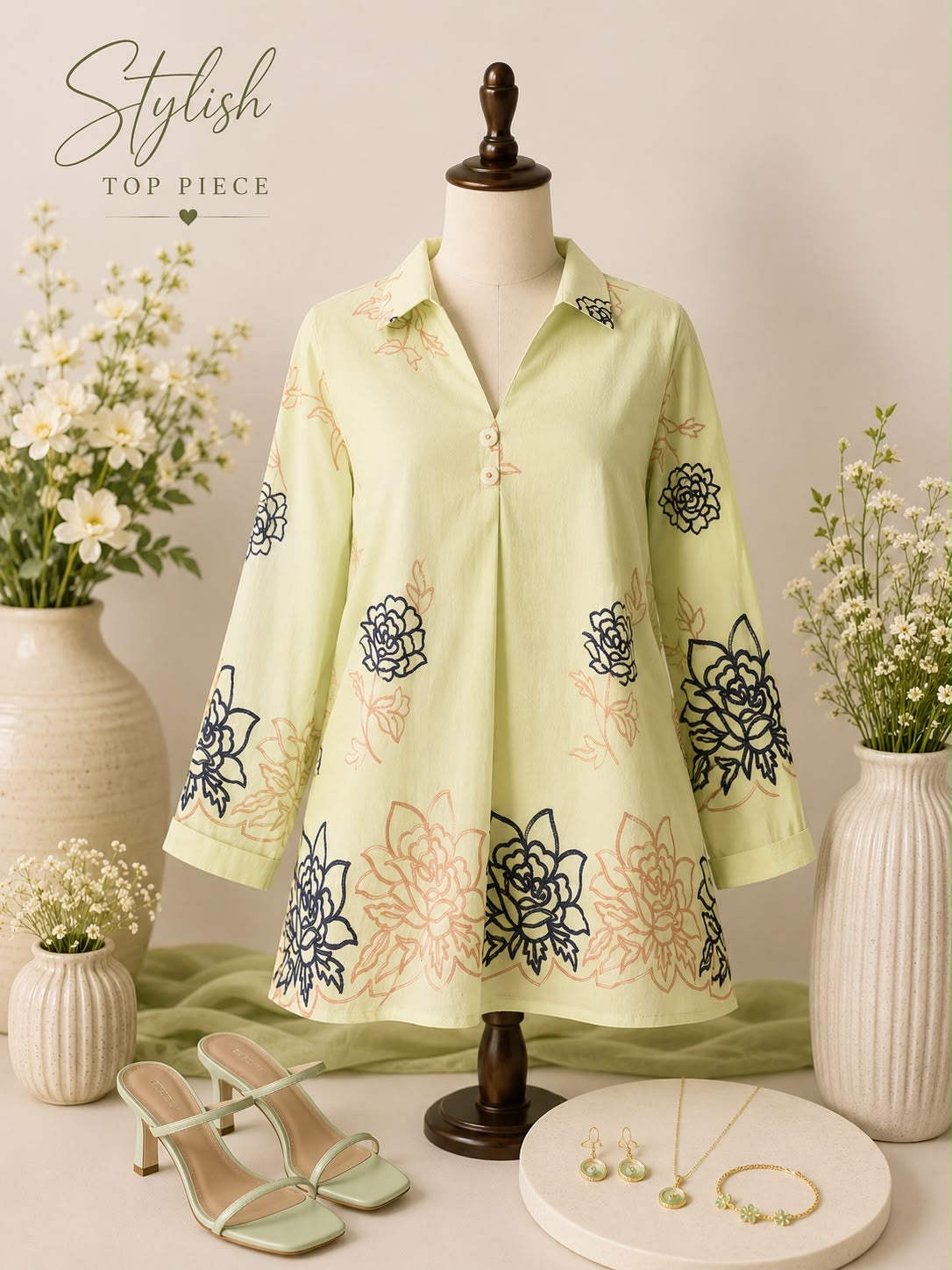 Short Kurta Style Top