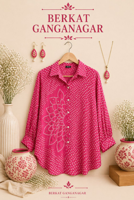 Pink Bloom Kurti