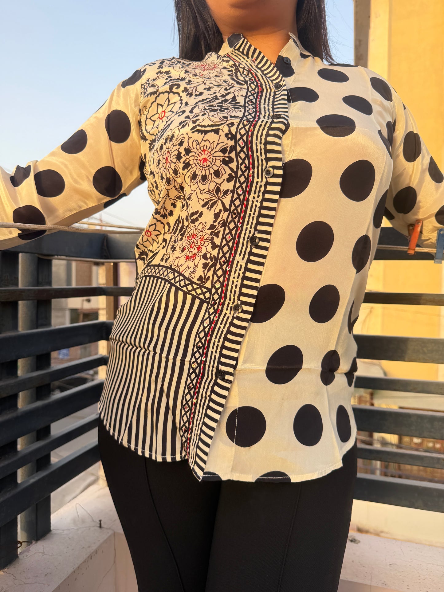 Printed Short Kurti