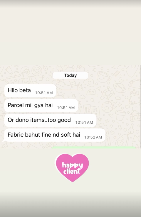 Customer testimonial screenshot